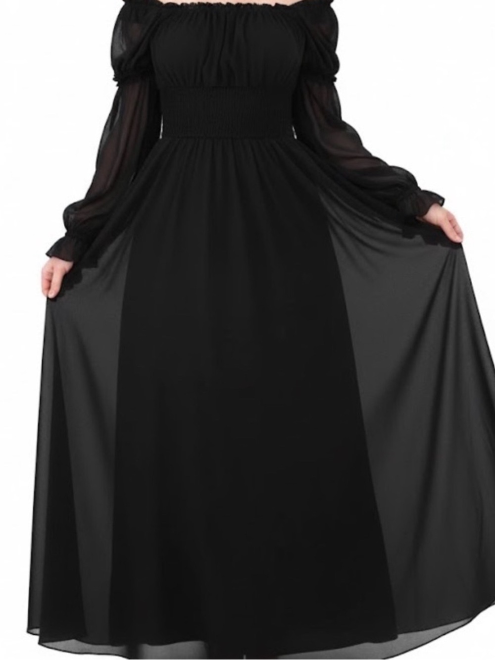 Foxblood Abigail Maxi Gown Medium